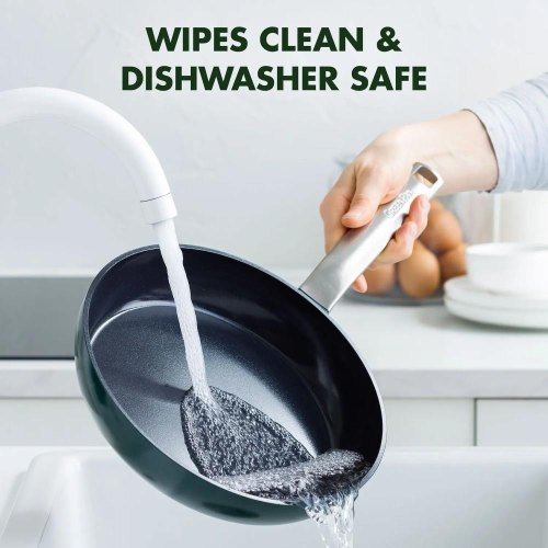 Сковорода GreenPan Evolution, 24см, керамічне покриття, темно-зелена (CC006390-001)