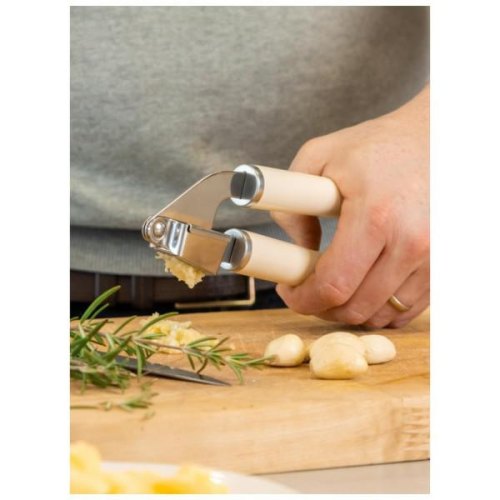 Прес для часнику KitchenAid Coreline, 19см, кремовий (KAG132OHACE)