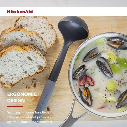 Ополоник KitchenAid Coreline, 31.5см, сірий (KAS006OHCGG)