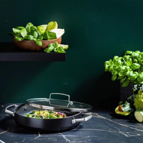 Сотейник GreenPan Chef's Collection, 28см, 3.5л, з кришкою, керамічне покриття (CC007736-001)