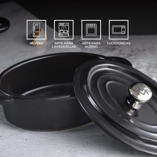 Форма для запікання MasterPro Foodies cook & share, 16x9.8см, овальна (BGMP-10203)