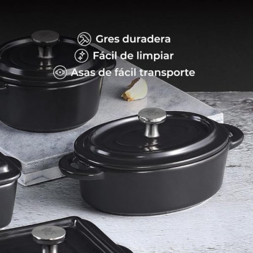 Форма для запікання MasterPro Foodies cook & share, 16x9.8см, овальна (BGMP-10203)