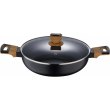 Сотейник Bergner Earth black, 28см, з кришкою (BG-32038-BK)