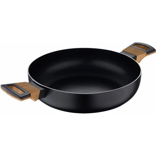 Сотейник Bergner Earth black, 28см, з кришкою (BG-32038-BK)