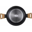 Сотейник Bergner Earth black, 28см, з кришкою (BG-32038-BK)