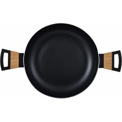 Сотейник Bergner Earth black, 28см, з кришкою (BG-32038-BK)