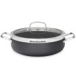 Сотейник KitchenAid Aluline, 28см, 4.2л, з кришкою, керамічне покриття (CW001978-002)
