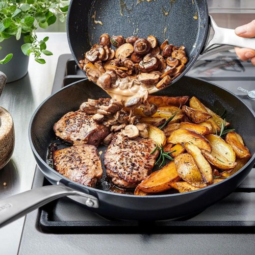 Набір сковорідок GreenPan Copenhagen, 20/28см, керамічне покриття (CC002745-001)