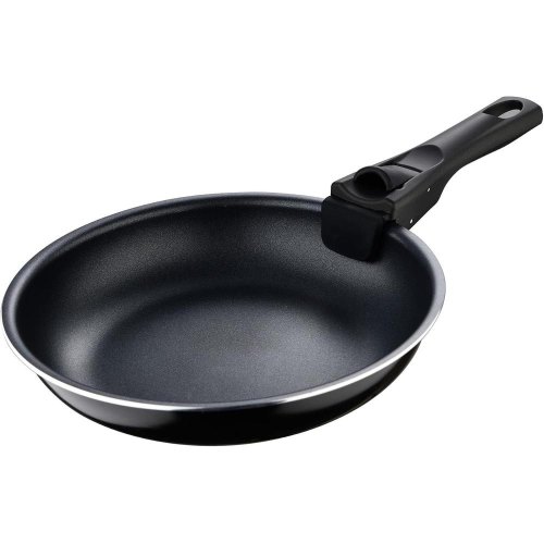 Набір сковорідок Bergner Click & cook, 22/26см, зі знімною ручкою, червоний (BG-31605-RD)