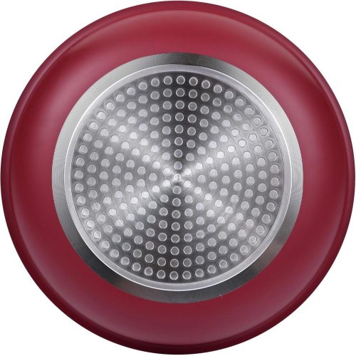 Набір сковорідок Bergner Click & cook, 22/26см, зі знімною ручкою, червоний (BG-31605-RD)