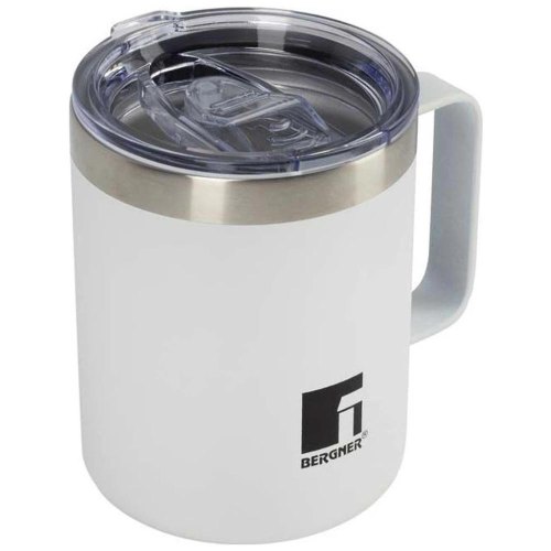Термокухоль Bergner Coffee & tea lovers, 350мл (BG-37788-WH)