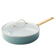 Сотейник GreenPan Padova, 28см, з кришкою, керамічне покриття (CC002827-001)