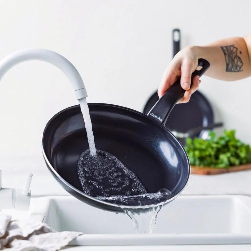 Сковорода GreenPan Essence Perforated Base, 24см, керамічне покриття (CC009039-001)