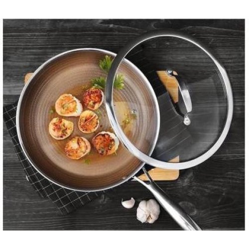 Сковорода MasterPro Giro-gold(US), 30см, з кришкою (MPUS10162-STSMS)