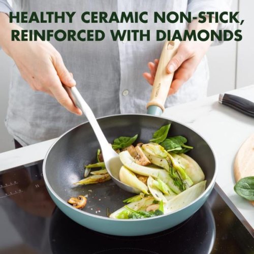 Сковорода-гриль GreenPan Padova, 28см, керамічне покриття (CC002483-001)