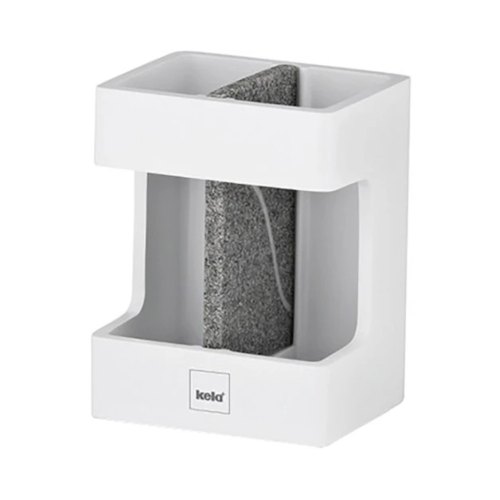 Склянка для зубних щіток KELA Cube, біла (23693)