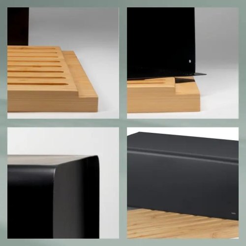 Хлібниця KELA Kiril, чорна (17891)