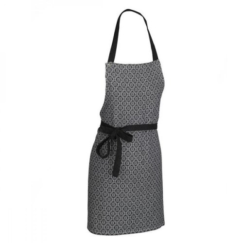 Фартух KELA Gianna, 80x67см, чорно-білий з візерунком (12776)