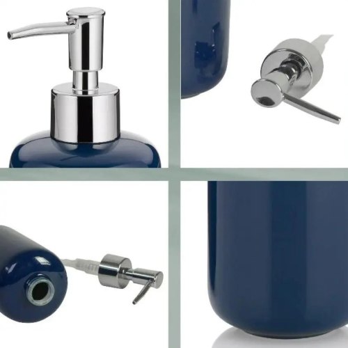 Дозатор для рідкого мила KELA Isabella, 300мл, синій (20510)