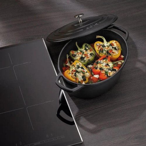 Гусятниця KELA Calido, 4л, з кришкою, чавун, чорна (12861)