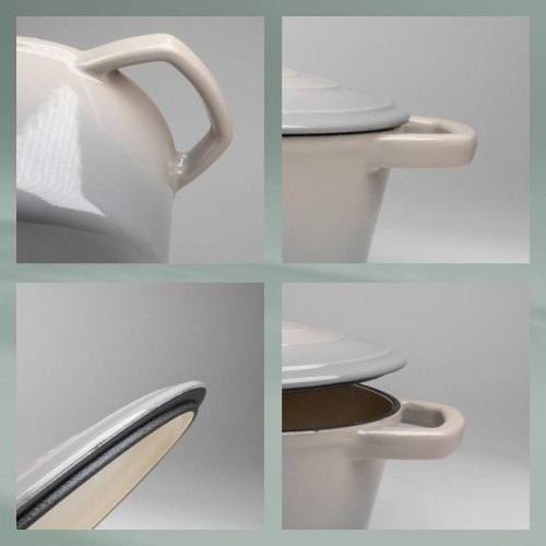 Гусятниця KELA Calido, 4л, з кришкою, чавун, сіра (12859)