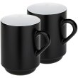 Набір чашок KELA Mattia, 300мл, 2шт, чорний (12756)