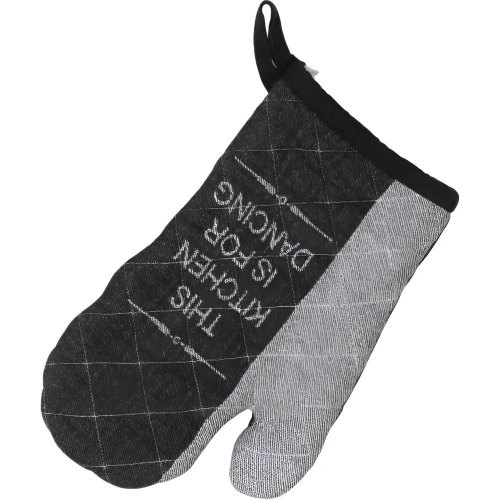 Прихватка-рукавиця KELA Gianna, 31x18см, чорно-біла (12777)