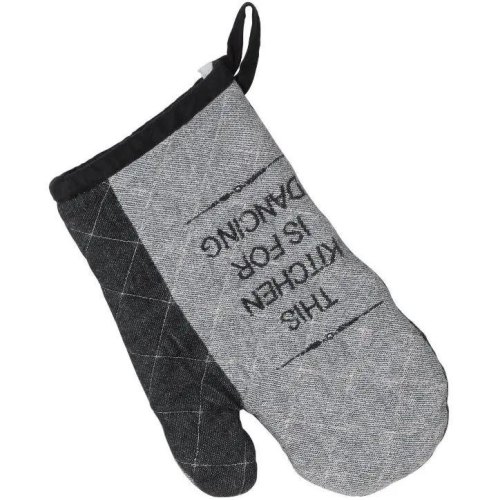 Прихватка-рукавиця KELA Gianna, 31x18см, чорно-біла (12777)