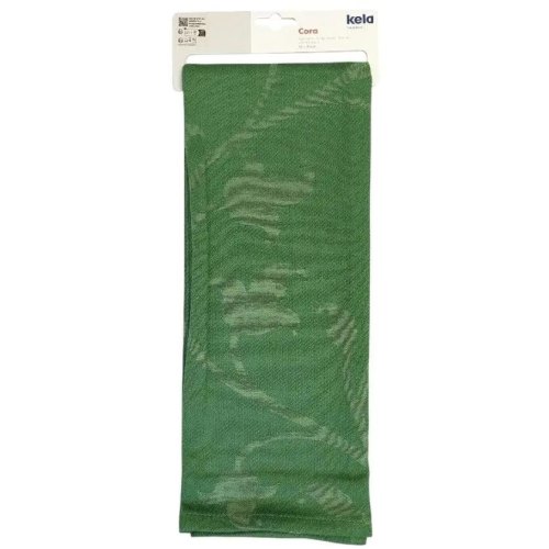 Кухонний рушник KELA Cora, 70x50см, темно-зелений візерунок (12825)