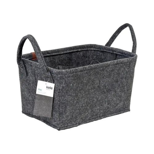 Кошик KELA Fay, 35х25х20см, темно-сірий (24463)