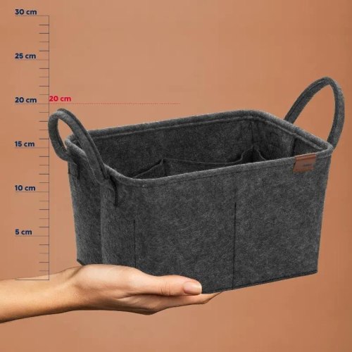 Кошик KELA Fay, 35х25х20см, темно-сірий (24463)