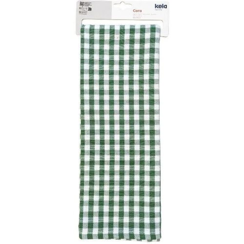 Кухонний рушник KELA Cora, 70x50см, зелений в клітинку (12823)