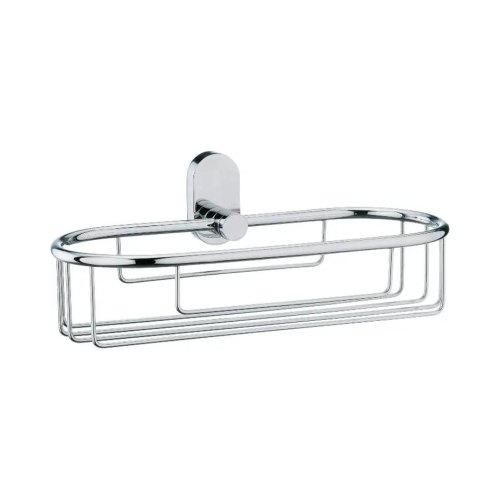 Полиця-сітка для ванної кімнати KELA Lucido, 26х10.5см, срібляста (22689)