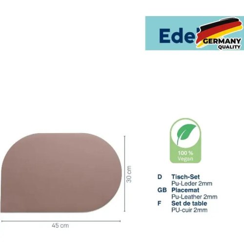 Килимок сервірувальний KELA Edel, 45х30см, коричневий (12660)