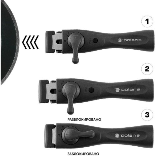 Набір посуду POLARIS EasyKeep-4DG, 4 предмети (018546)