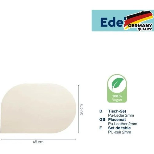 Килимок сервірувальний KELA Edel, 45х30см, білий (12665)