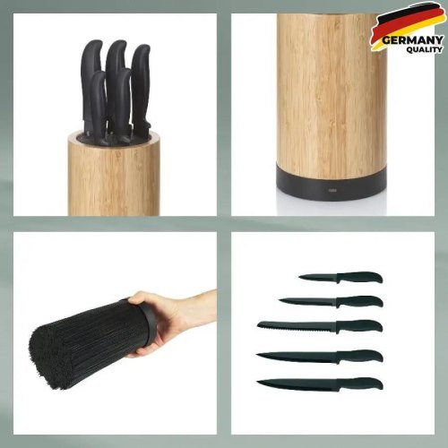 Набір ножів KELA Acida, 6 предметів, бамбук (11283)