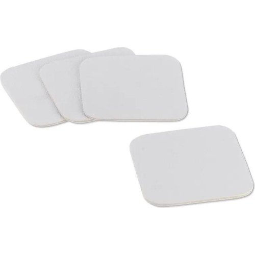 Підставки під чашку KELA Kimara, 10х10см, 4шт, білі (12090)