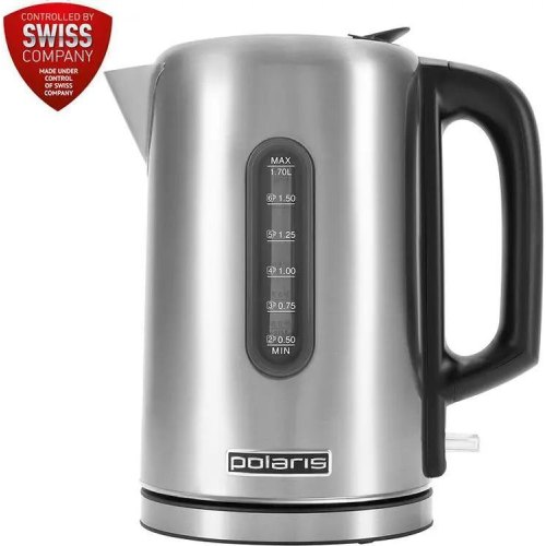 Електрочайник POLARIS PWK 17101CA Water Way Pro, сталевий (24229)