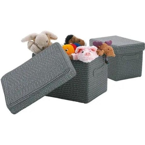 Набір кошиків KELA Rimossa, 3 штуки, чорний (32124)