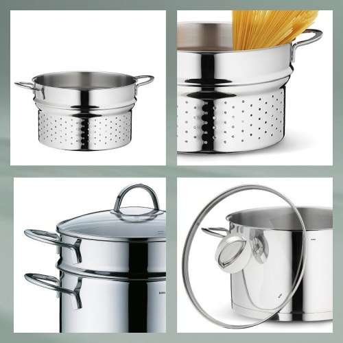 Каструля KELA Cailin, 20см, 2.4л, з пароваркою (10994)