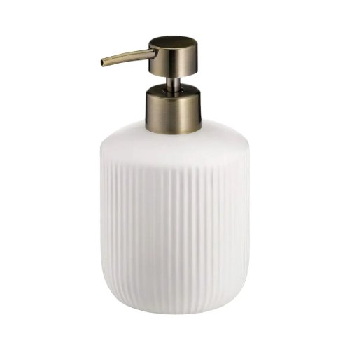 Дозатор для рідкого мила KELA Adele, 400мл, білий (23732)