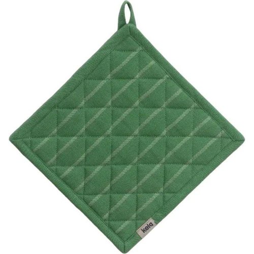 Прихватка KELA Cora, 20x20см, зелена в смужку (12820)