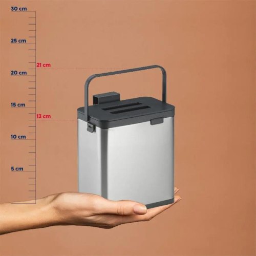 Відро для органічних відходів KELA Plata, 2.1л, сріблясте (12129)