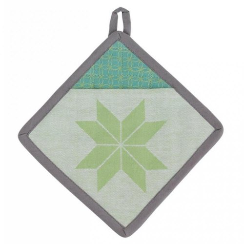 Прихватка KELA Carla Blume, 20х20см, зелений візерунок (12270)