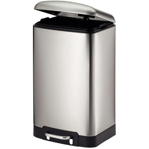 Відро для сміття KELA Davino, 6л, з педаллю, нержавіюча сталь (22998)