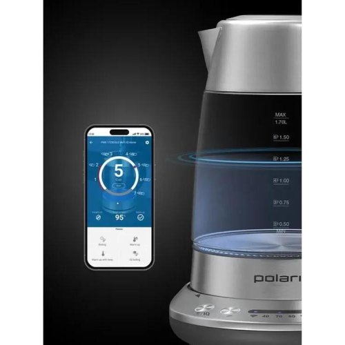 Електрочайник POLARIS PWK 17115CGLD WIFI IQ Home, матовий (24241)