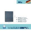 Килимок для ванної KELA Miu, 65х55см, димчасто-синій (24728)