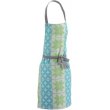 Фартух KELA Carla Blume, 80х67см, зелений візерунок (12274)