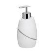 Дозатор для рідкого мила KELA Talus, 16х7.5см, 300мл, білий (20303)